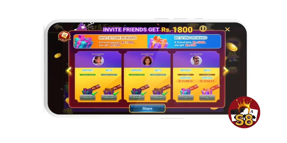S8 Game Events